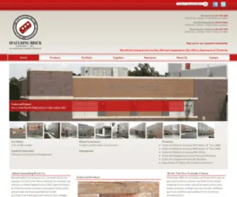 Spauldingbrick.com(Spaulding Brick Company) Screenshot