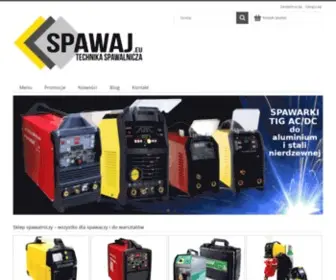 Spawaj.eu(Sklep internetowy ze spawarkami) Screenshot