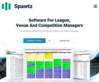 Spawtz.com(Spawtz League and Venue Management Software) Screenshot