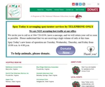 Spay-Today.org(Spay Today) Screenshot