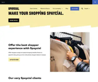 Spaycial.com(Become Spaycial) Screenshot