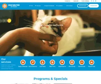 Spayneuternet.org(Spay Neuter Network) Screenshot