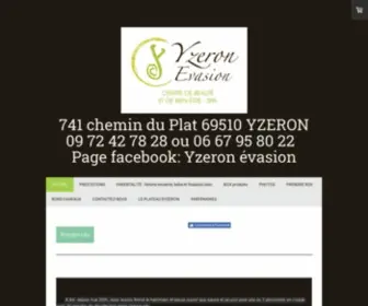 Spayzeronevasion.fr(SPA Yzeron évasion) Screenshot