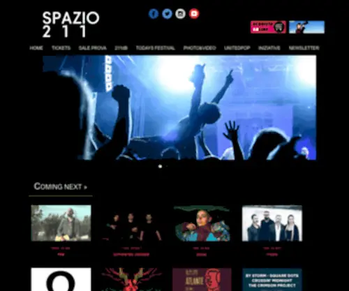 Spazio211.com(Homepage) Screenshot
