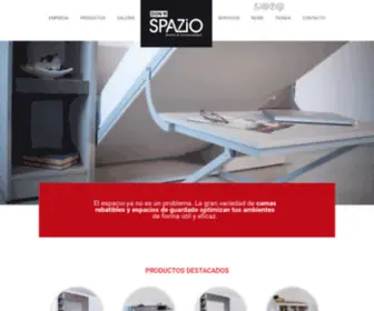 Spaziocamas.com.ar(Spazio) Screenshot