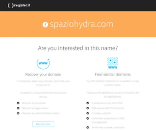 Spaziohydra.com(Spaziohydra) Screenshot