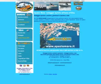 Spaziomare.it(Elba Rent noleggi isola d'elba SPAZIOMARE centro noleggio PORTO AZZURRO ISOLA D'ELBA gommoni barche a vela noleggio imbarcazioni elba) Screenshot