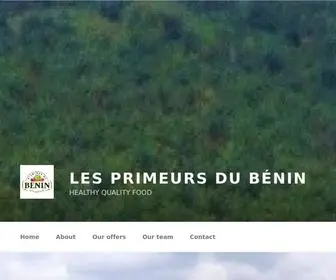 SPB-BJ.com(Les Primeurs du Bénin) Screenshot