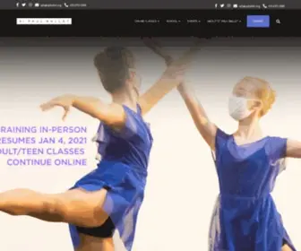 Spballet.org(To lift the human spirit through the art of ballet) Screenshot