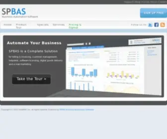 Spbas.com(SPBAS Business Automation Software) Screenshot