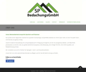 Spbedachungsgmbh.de(Spbedachungsgmbh) Screenshot