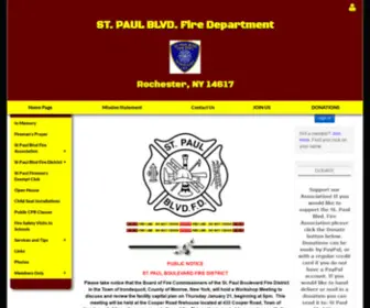 SPBFD.com(Emergency Services in Rochester) Screenshot