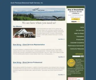 SPBHS.org(South Peninsula Behavioral Health Services) Screenshot