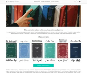Spbooks.com(Manuscripts, deluxe editions, facsimiles and prints) Screenshot