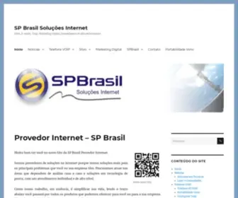 SPbrasil.com.br(Provedor Internet) Screenshot