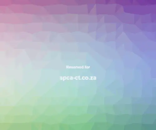 Spca-CT.co.za(Cruelty to animals) Screenshot