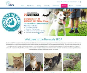 Spca.bm(Bermuda SPCA) Screenshot