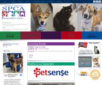 Spcamhc.org(SPCA of Martinsville and Henry County) Screenshot