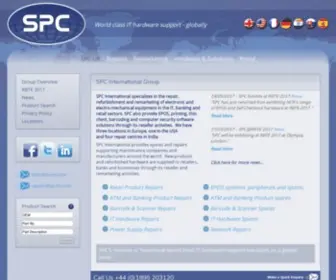 Spcint.com(SPC International) Screenshot