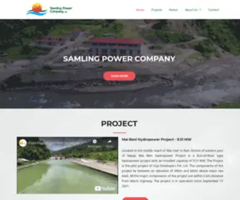 SPCL.com.np(Samling Power Company Limited) Screenshot