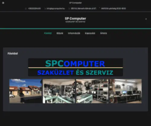 Spcomputer.hu(SP Computer) Screenshot