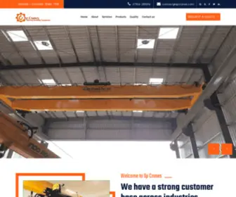 SPcranes.com(Sp Cranes) Screenshot