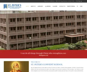 SPCSFBD.ac.in(St. Peter’s Convent School) Screenshot