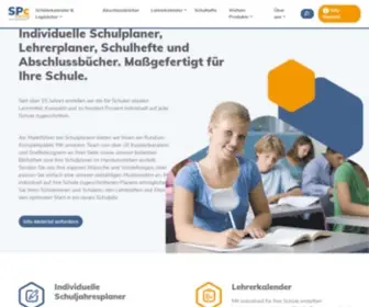 SPcverlag.de(Individuelle Schulplaner und Lehrerkalender vom Marktführer) Screenshot