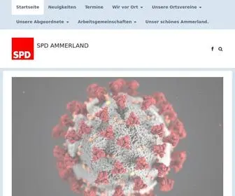 SPD-Ammerland.de(Ag 60plus Kr Ammerland) Screenshot