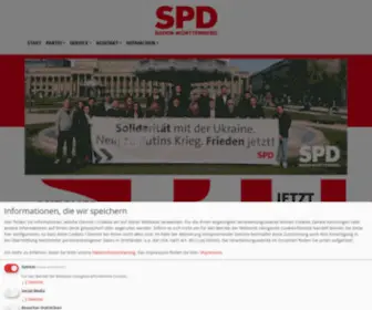 SPD-BW.de(Baden-Württemberg) Screenshot