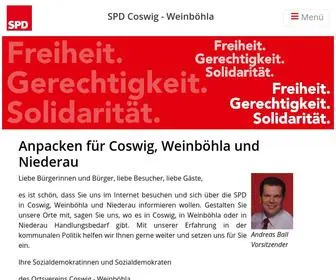 SPD-Coswig.de(SPD Coswig) Screenshot