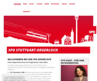 SPD-Degerloch.de(SPD Stuttgart) Screenshot