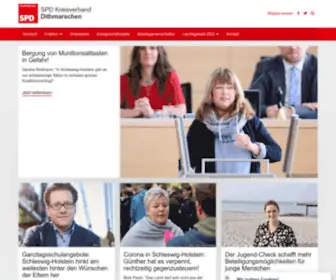 SPD-Dithmarschen.de(SPD-Kreisverband Dithmarschen) Screenshot