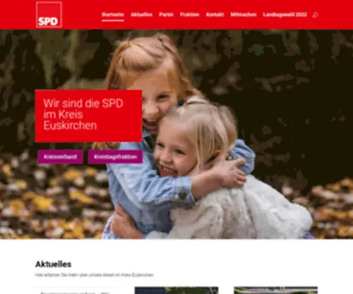 SPD-EU.de(SPD Kreis Euskirchen) Screenshot