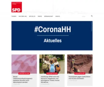 SPD-Fraktion-Hamburg.de(SPD Fraktion Hamburg) Screenshot