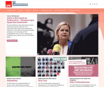 SPD-Fraktion-Hessen.de(SPD-Landtagsfraktion Hessen) Screenshot
