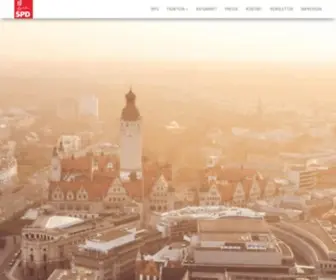 SPD-Fraktion-Leipzig.de(SPD-Fraktion im Stadtrat Leipzig) Screenshot