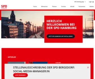 SPD-Hamburg.de(SPD Hamburg) Screenshot