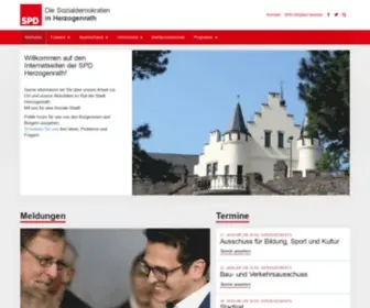 SPD-Herzogenrath.de(SPD Herzogenrath) Screenshot