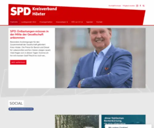 SPD-Hoexter.de(Anfragen zum Termin per E) Screenshot