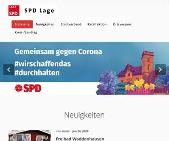 SPD-Lage.de(SPD LAGE) Screenshot