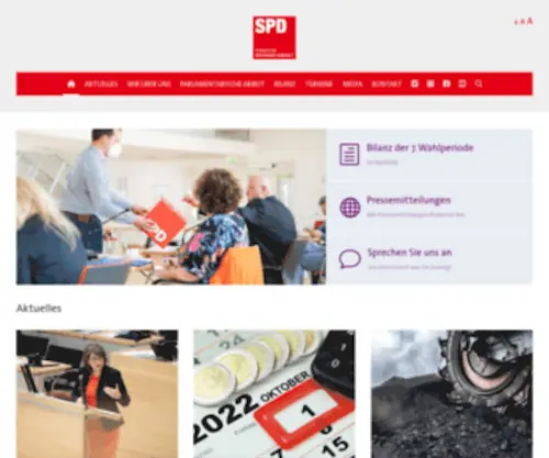 SPD-Lsa.de(SPD-Landtagsfraktion Sachsen-Anhalt) Screenshot