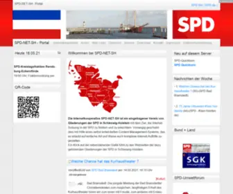 SPD-Net-SH.de(SPD in Schleswig) Screenshot