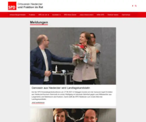 SPD-Niederzier.de(SPD Niederzier) Screenshot