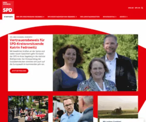 SPD-Segeberg.de(SPD im Kreis Segeberg) Screenshot
