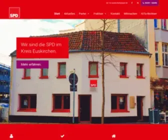 SPD-UB-Euskirchen.de(SPD Kreis Euskirchen) Screenshot