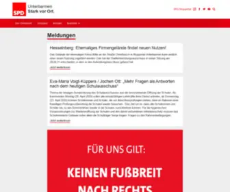 SPD-Unterbarmen.de(Hesselnberg) Screenshot