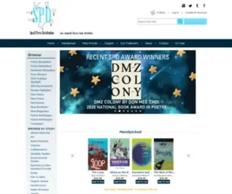 SPdbooks.org(Small Press Distribution (SPD)) Screenshot