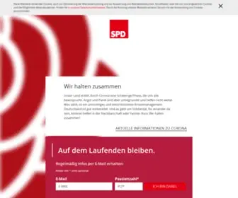 SPD.de(Sozialdemokratische Partei Deutschlands (SPD)) Screenshot