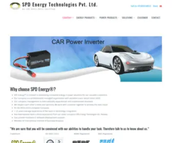 Spdenergy.com(An ISO 9001) Screenshot